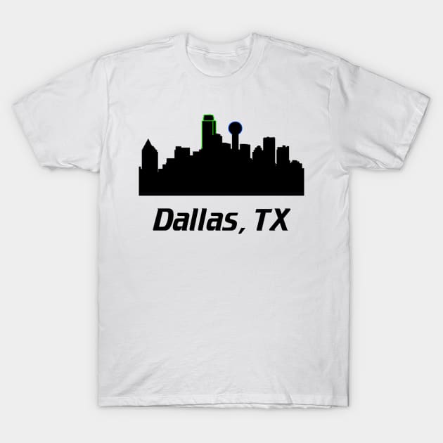 Dallas Texas T-Shirt by PSdesigns